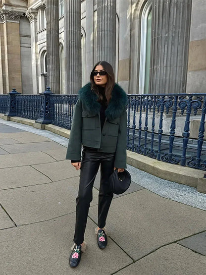 Cristobal Grüne Jacke
