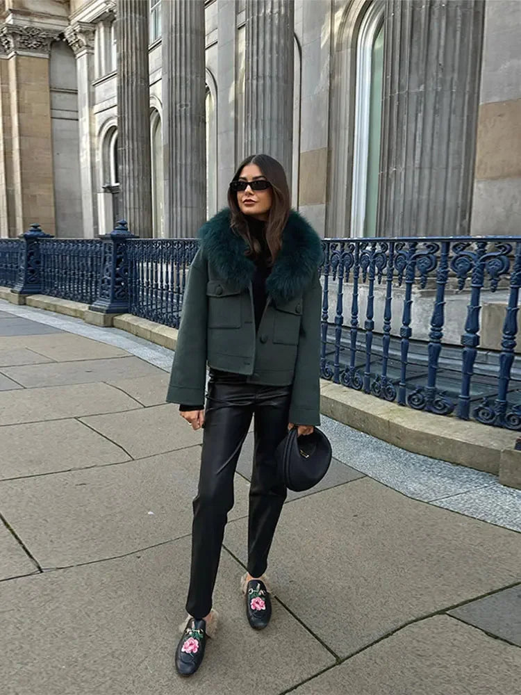Cristobal Grüne Jacke