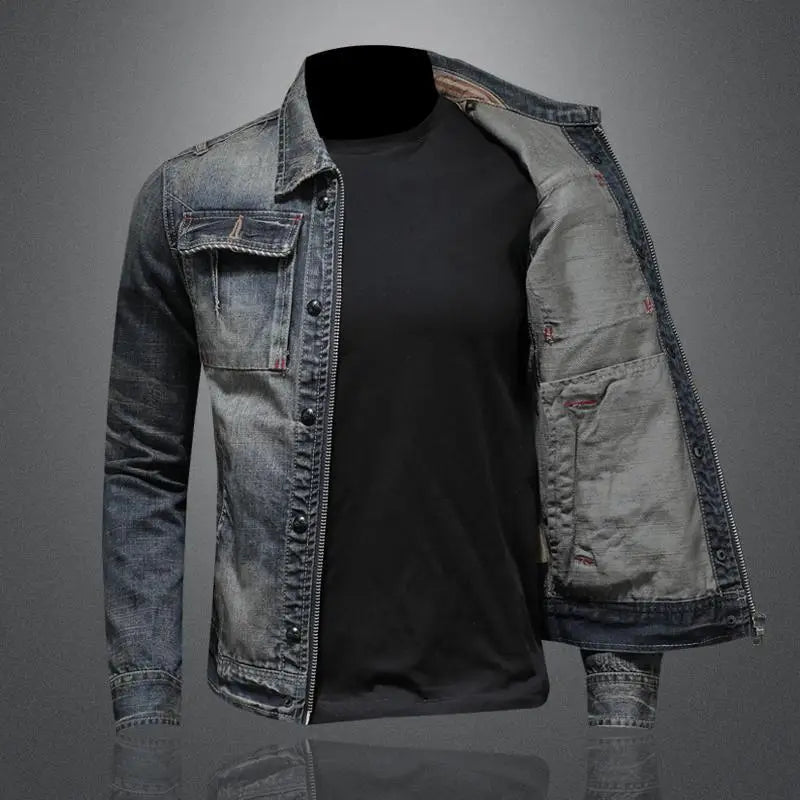 Carlo | Retro Jeansjacke