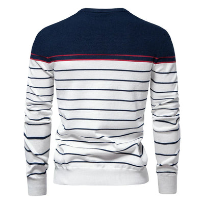Adrien™ | Maglione Rayé Marin