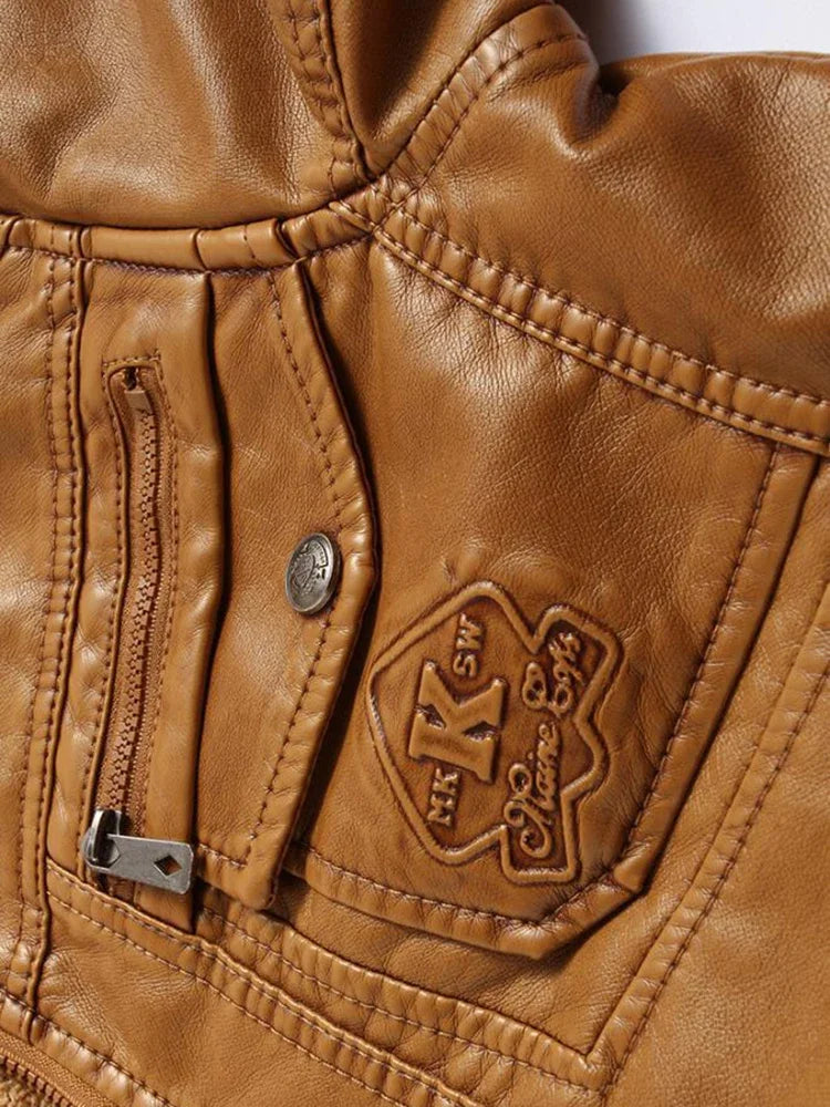 Luxus Lederjacke