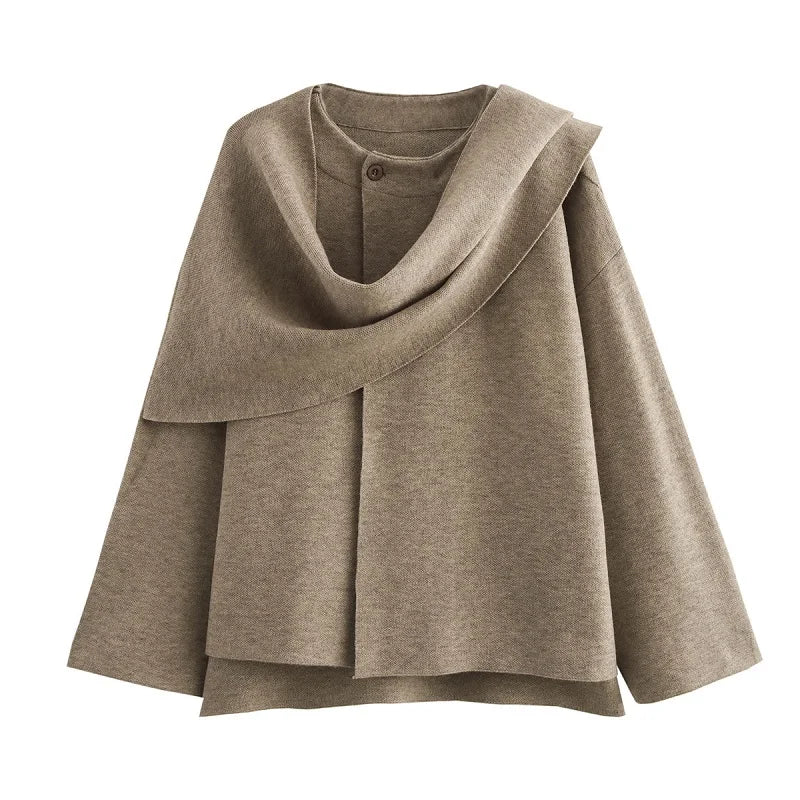 Damen Asymmetrische Schaljacke