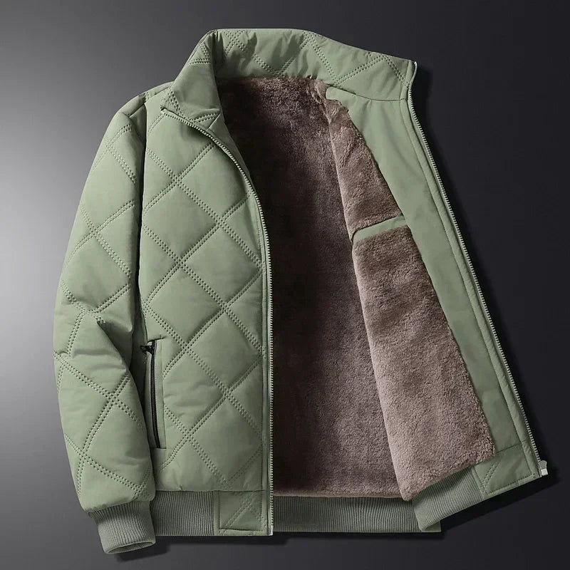 Nolan | Jacke mit Stehkragen und Karomuster