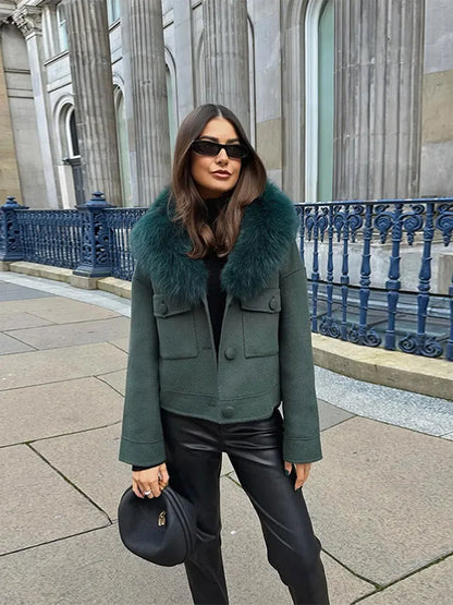 Cristobal Grüne Jacke