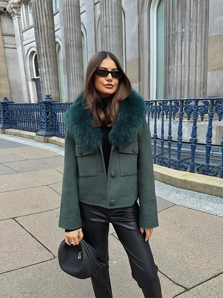 Cristobal Grüne Jacke