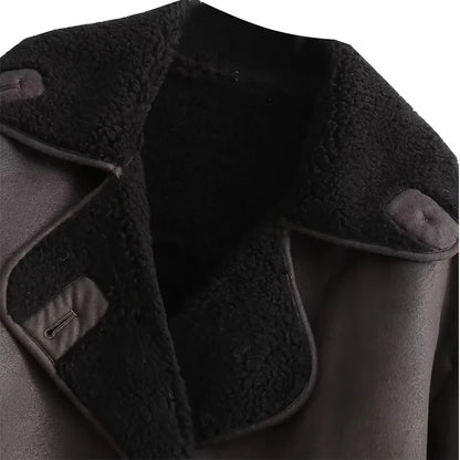 Mireia Kunstlederjacke