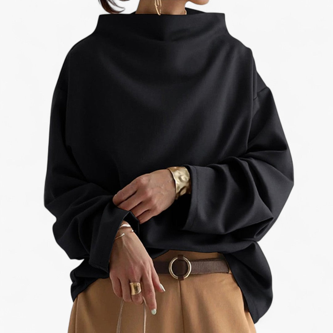 LAIMA | Weicher Pullover mit hohem Kragen