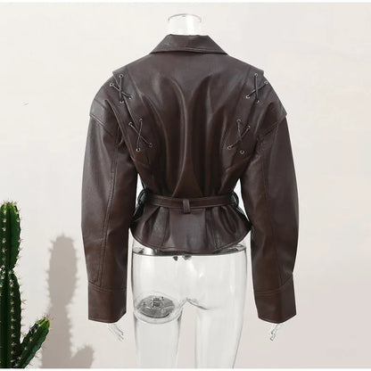 Damen Gürteljacke