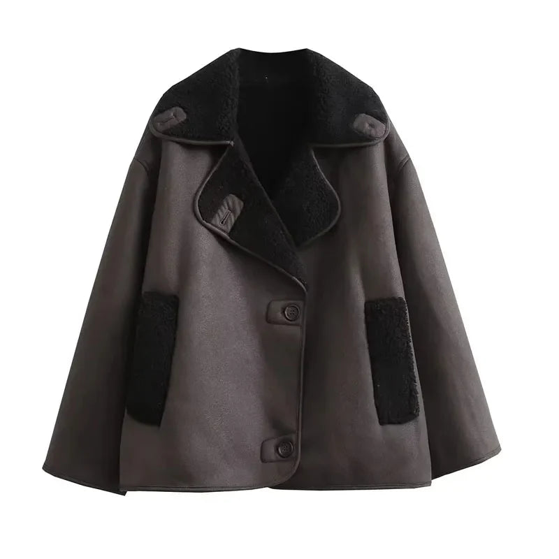 Mireia Kunstlederjacke
