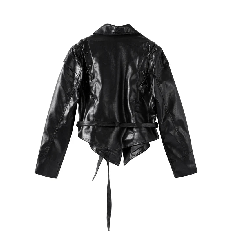 Vintage Damen Lederjacke