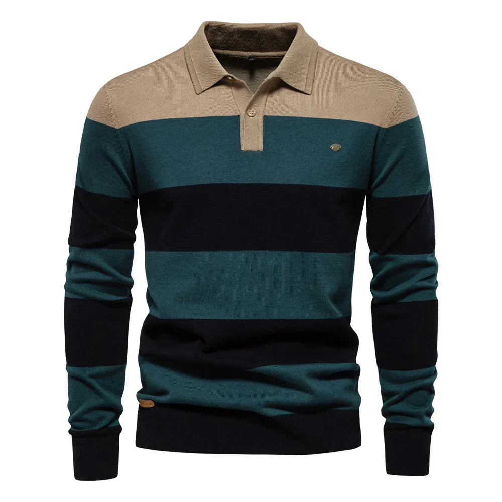 Theo™ | Maglione a Righe Sottili