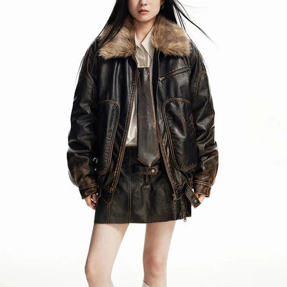 Vintage Abgenutzte Jacke