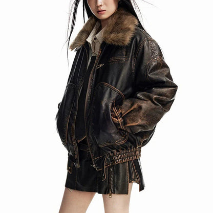 Vintage Abgenutzte Jacke