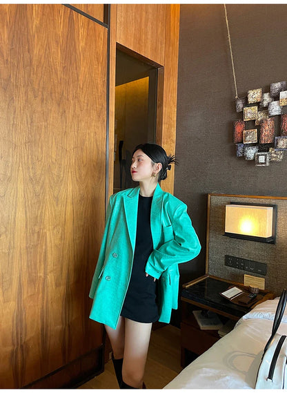 Amparo Übergroßer Krokodil Blazer