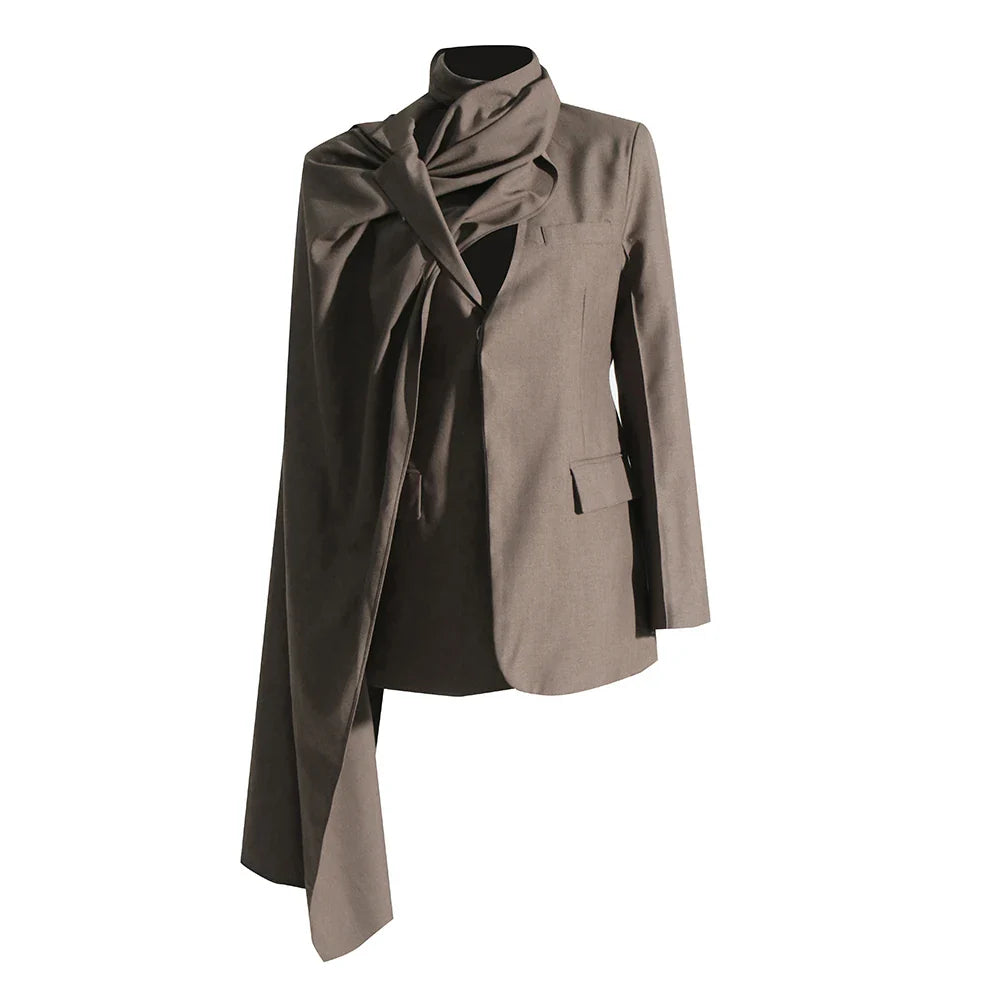 Damen Einfarbiger Blazer