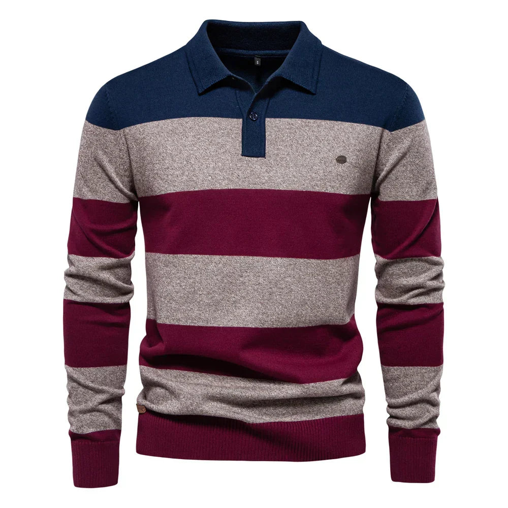 Theo™ | Maglione a Righe Sottili