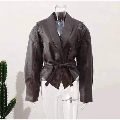 Damen Gürteljacke