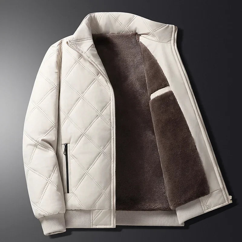 Nolan | Jacke mit Stehkragen und Karomuster