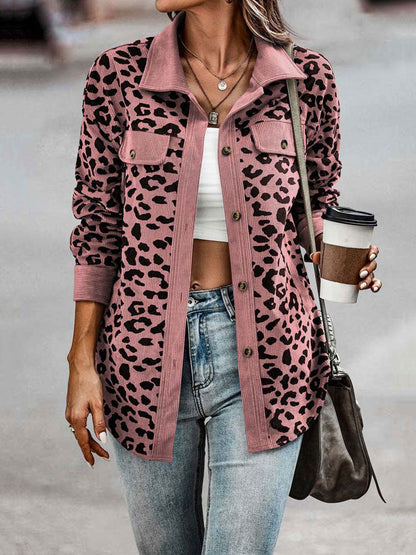 Leopardenmuster Jacke