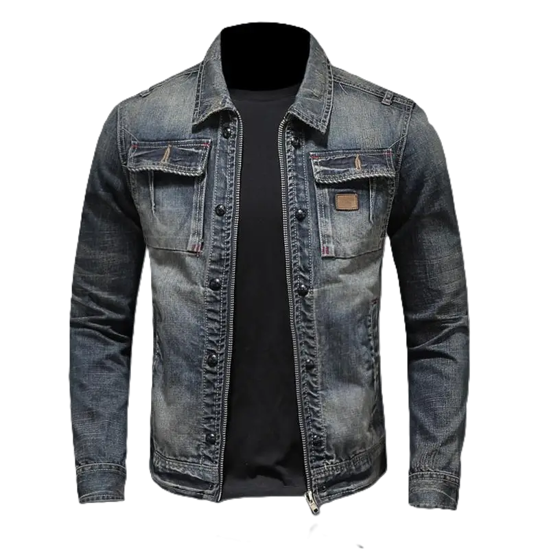Carlo | Retro Jeansjacke
