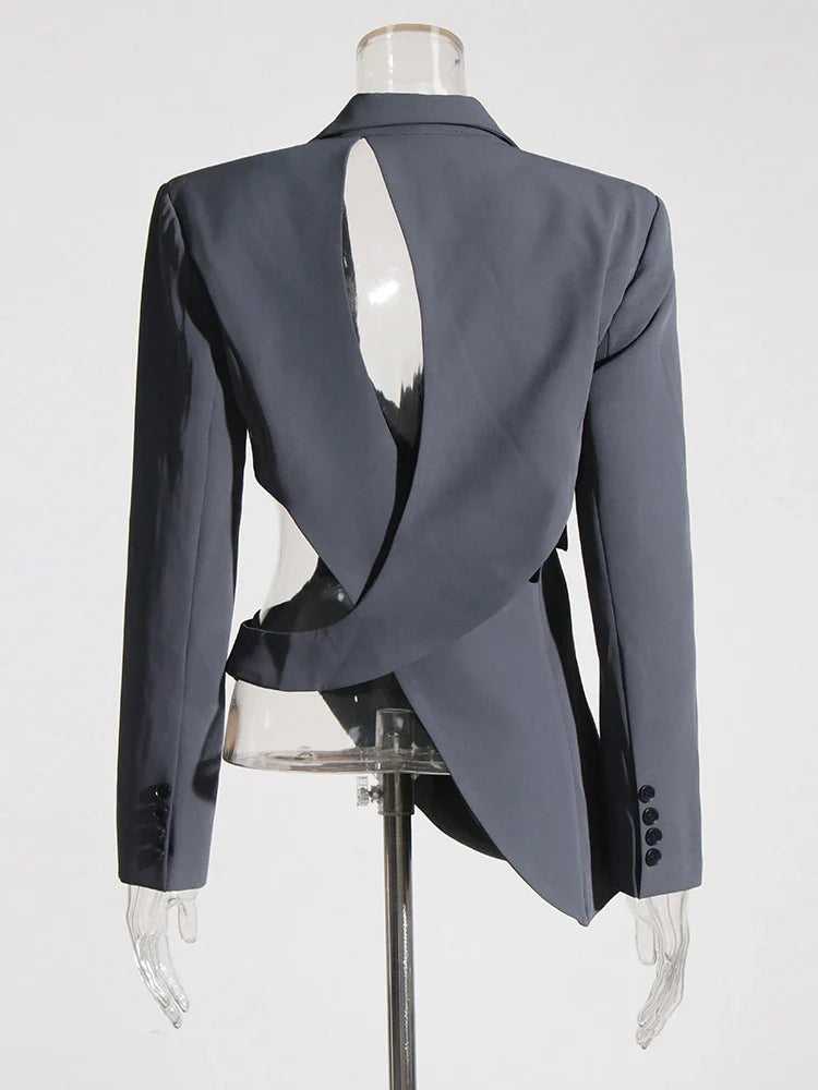 Bell Asymmetrischer Cutout Blazer