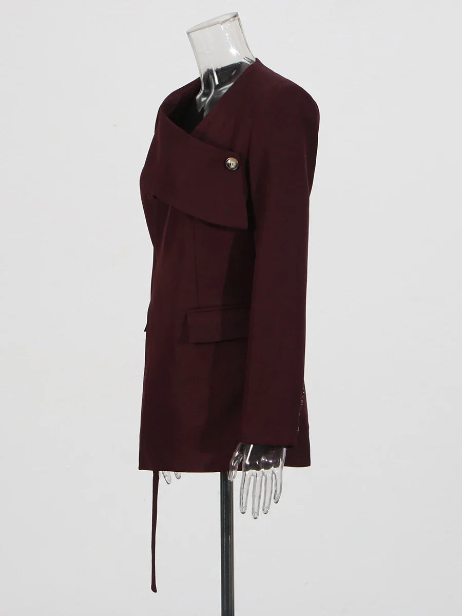 Asymmetrischer Chic Blazer