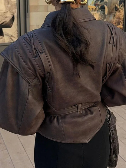 Damen Gürteljacke
