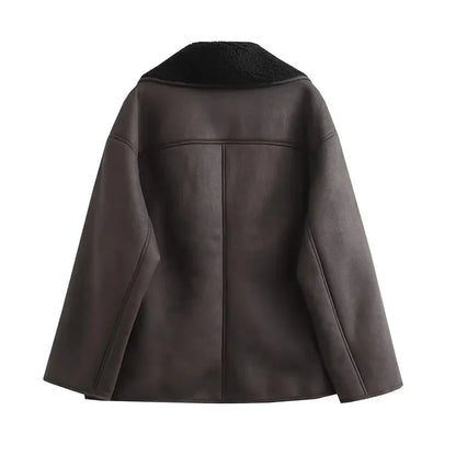 Mireia Kunstlederjacke