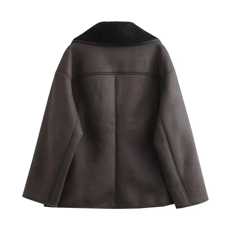 Mireia Kunstlederjacke