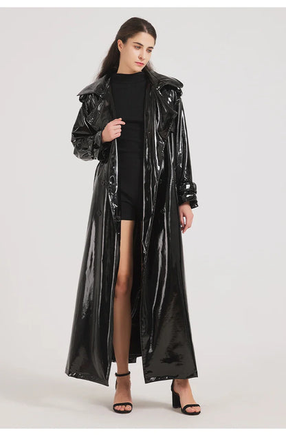 Mihaela Leder-Trenchcoat