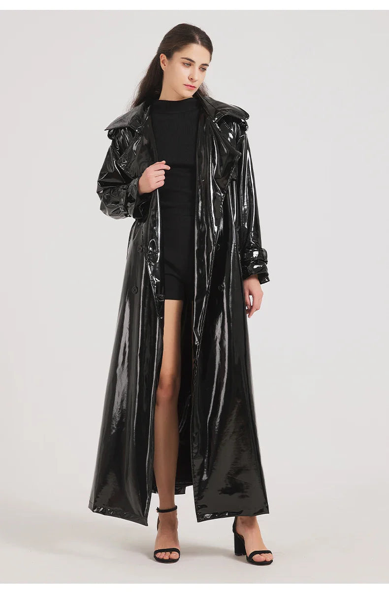 Mihaela Leder-Trenchcoat