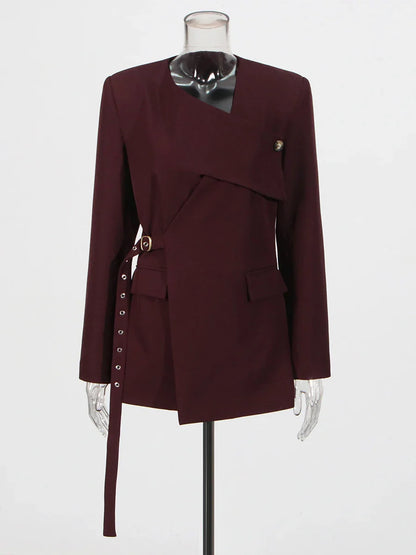 Asymmetrischer Chic Blazer