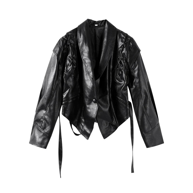 Vintage Damen Lederjacke
