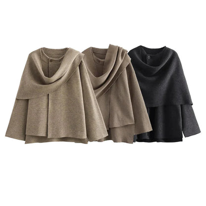 Damen Asymmetrische Schaljacke