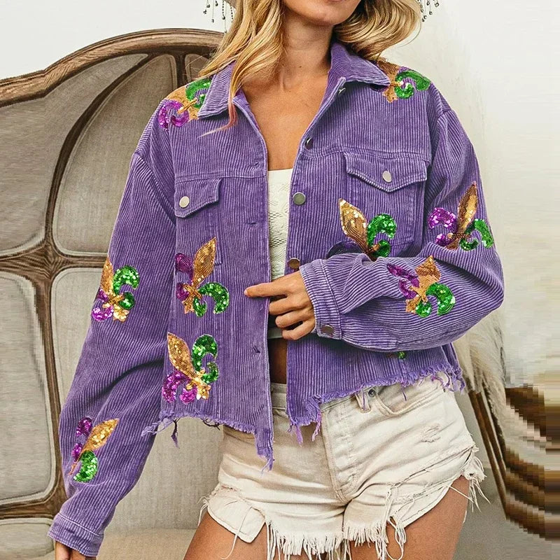 Cord-Jacke