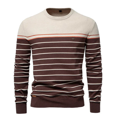 Adrien™ | Maglione Rayé Marin