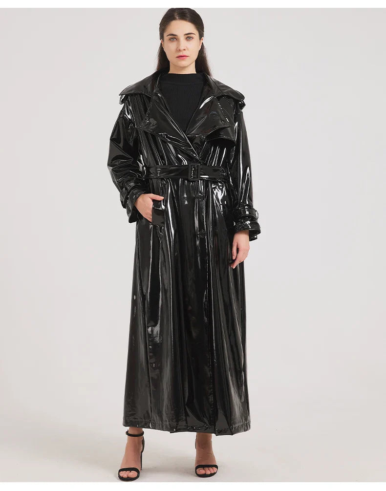 Mihaela Leder-Trenchcoat