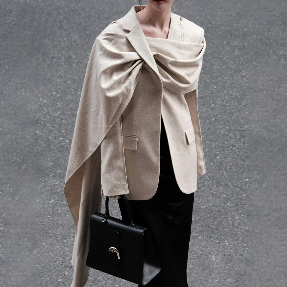 Damen Einfarbiger Blazer