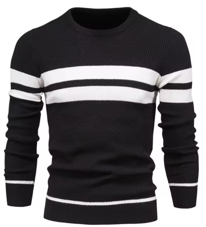 Sébastien™ | Maglione Bicolore Contrasto