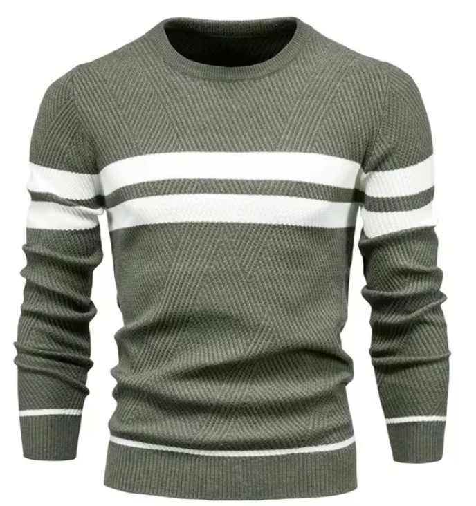 Sébastien™ | Maglione Bicolore Contrasto