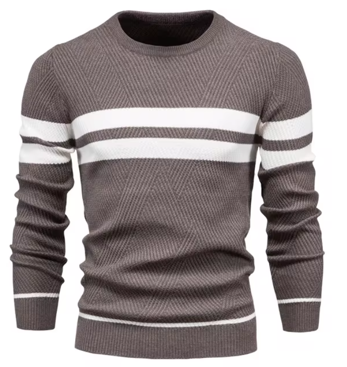 Sébastien™ | Maglione Bicolore Contrasto