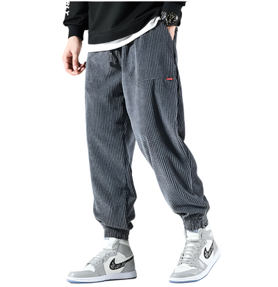 Pantaloni in Corduroy Alloro