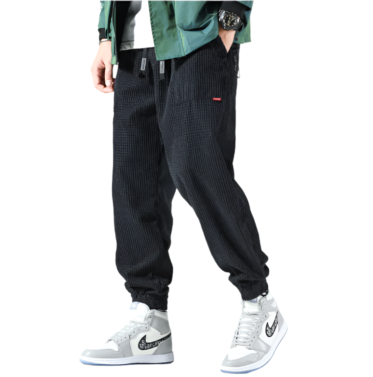 Pantaloni in Corduroy Alloro
