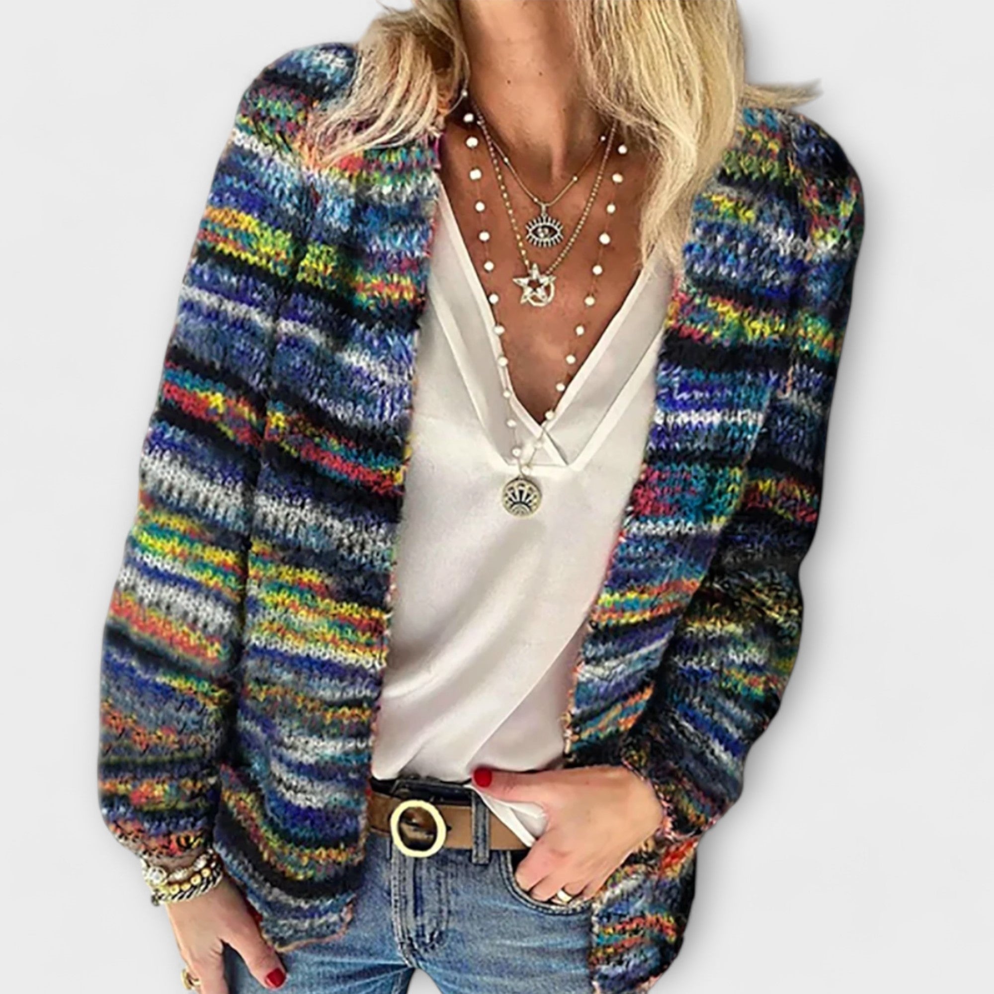 Daria | Lebendiger und Gemütlicher Cardigan