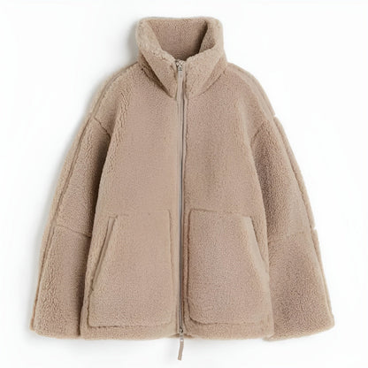 KAJA | Weicher Teddy-Mantel