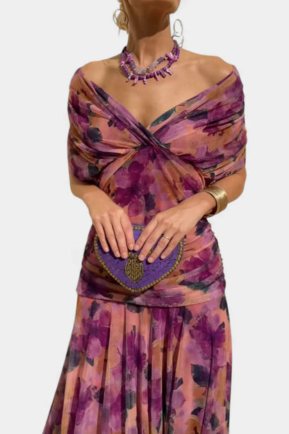 PRISCILLA | Tüll-Maxikleid
