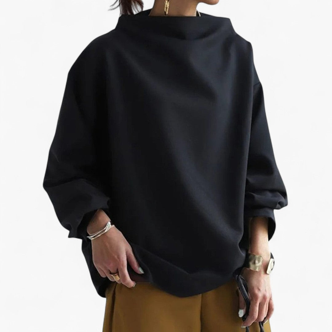 LAIMA | Weicher Pullover mit hohem Kragen