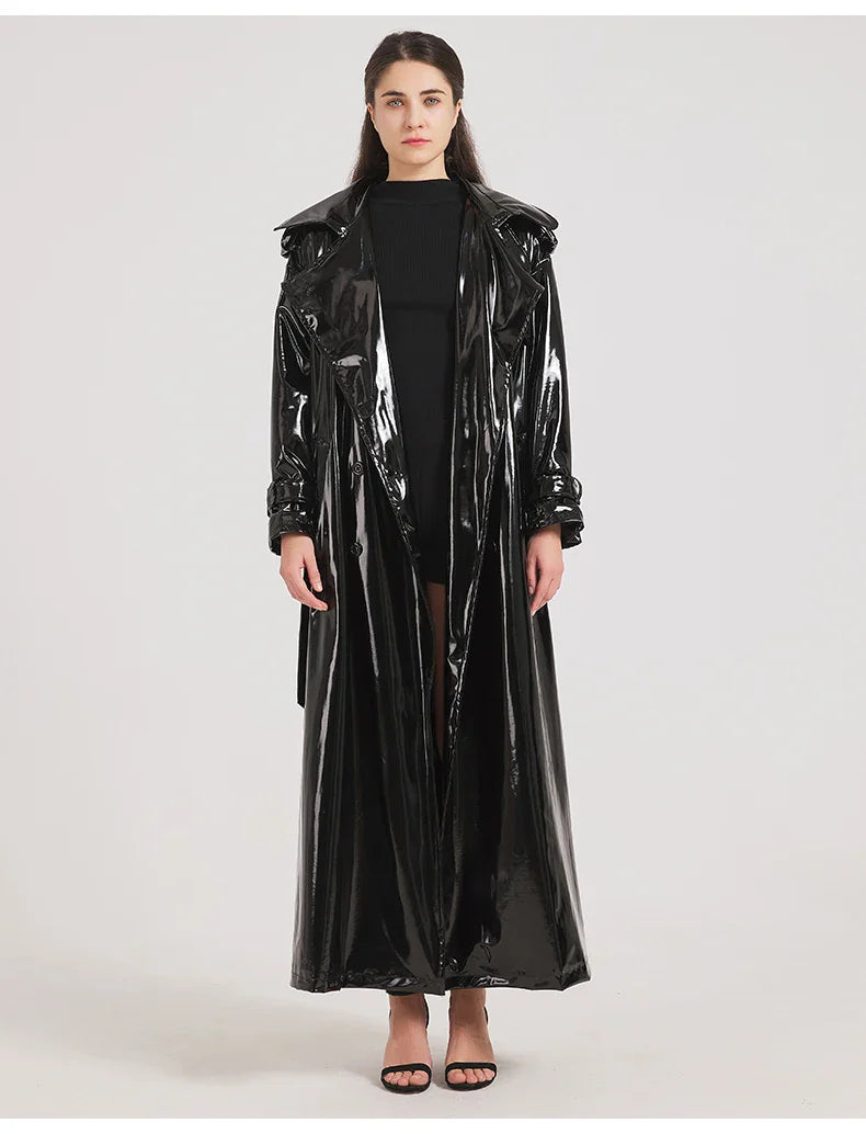 Mihaela Leder-Trenchcoat