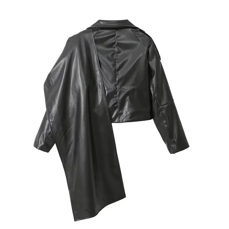 Slim Lederjacke