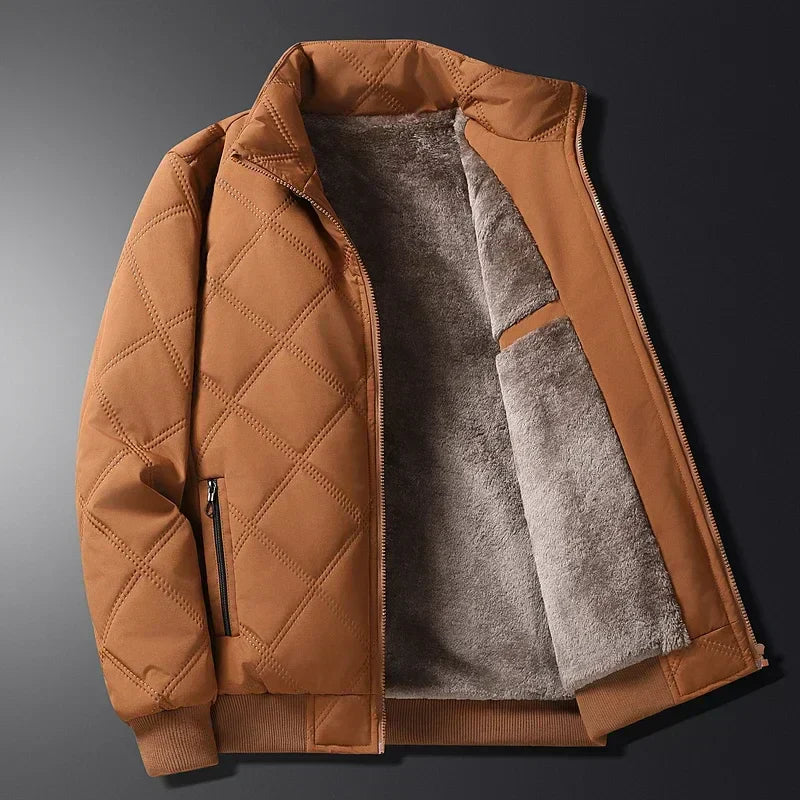 Nolan | Jacke mit Stehkragen und Karomuster